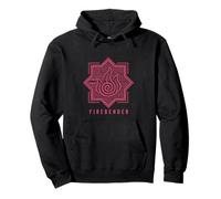 Avatar The Last Airbender Fire Tribe Symbolic Mandala Felpa con Cappuccio