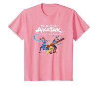 Avatar: The Last Airbender Group Shot Maglietta, Bambini, Rosa, 4 Anni