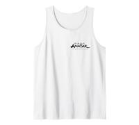 Avatar: The Last Airbender Left Chest Kanji Logo in Black Canotta