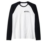 Avatar: The Last Airbender Left Chest Kanji Logo in Black Maglia con Maniche Raglan