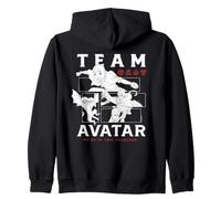 Avatar The Last Airbender Mono Team Avatar Felpa con Cappuccio