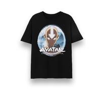 Avatar: The Last Airbender Nero Aang Circle T-shirt a maniche corte Uomini