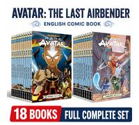 Avatar The Last Airbender Set Completo 18 Libri in Inglese Comic Collection