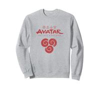 Avatar: The Last Airbender Symbols And Logo in Red Felpa