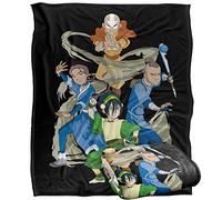 Avatar The Last Airbender Team Avatar Elements Coperta super morbida al tatto setoso - 152 x 127 cm