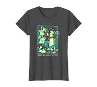Avatar: The Last Airbender Toph Beifong Earthbending Master Maglietta, Donna, Grigio Scuro, S