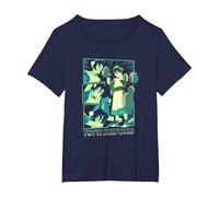 Avatar: The Last Airbender Toph Beifong Earthbending Master Maglietta, Donna Plus-Size, Navy, 5X