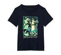 Avatar: The Last Airbender Toph Beifong Earthbending Master Maglietta, Donna Plus-Size, Nero, 2X