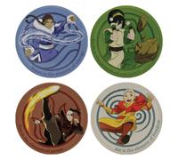 Avatar: The Ultimo Airbender Metallo Sottobicchiere Set Di 4