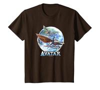 Avatar: The Way of Water Banshee Flight Water Circle Maglietta, Bambini, Marrone, 8 Anni