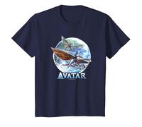 Avatar: The Way of Water Banshee Flight Water Circle Maglietta, Bambini, Navy, 8 Anni