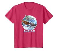 Avatar: The Way of Water Banshee Flight Water Circle Maglietta, Bambini, Rosso mélange, 8 Anni