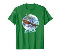 Avatar: The Way of Water Banshee Flight Water Circle Maglietta, Uomo, Verde Mela, L