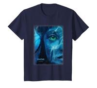 Avatar: The Way of Water Neytiri Na'vi Underwater Half Face Maglietta, Bambini, Navy, 12 Anni