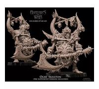 Avatars of Wars Ogre Scheletro Morti Viventi 3D Stampato 28mm 32mm