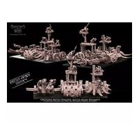 Avatars of Wars Orche E Gobelin Battle Ready Carrello A Pompa 28mm 32mm