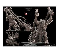 Avatars of wars - Orchi e goblin - Catapulta di goblin - stampata in 3D