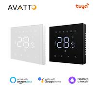 AVATTO Tuya WiFi Termostato Intelligente, Riscaldamento Elettrico Acqua Caldaia A Gas Regolatore di Temperatura Funziona Con Google Casa Alexa Alice Water Heating-W