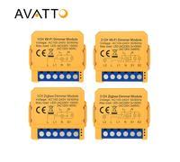 AVATTO Tuya WiFi/ZigBee 1/2 Gang Dimmer Modulo Interruttore Della Luce, Modulo Dimmer Intelligente APP di Controllo Remoto Per Alexa Google Casa