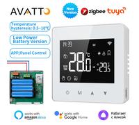 AVATTO Tuya WiFi/ZigBee Termostato Intelligente Batteria a Bassa Potenza Regolatore di Temperatura Caldaia A Gas Acqua per Alexa Google Casa Alice
