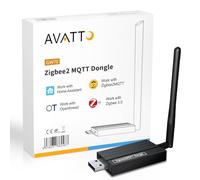 AVATTO Zigbee 3.0 Gateway, Home Assistant Gateway, Zigbee 3.0 USB Dongle Plus, protocollo standard Zigbee2MQTT, per Zigbee2MQTT o ZHA in Home Assistant, compatibile con tutti i dispositivi Zigbee