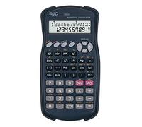 AVC Calcolatrice Scientifica 10+2 Cifre, 244 Funzioni, Display 2 Linee e Custodia Rigida, Colore Nero