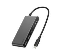 Belkin Hub USB-C a 5 Porte con HDMI 4K a 60 Hz, Power Delivery 100W, Trasferimenti Dati Rapidi da 5Gbps, Adattatore USBC Multiporta per MacBook, iPad Pro, Cromebook, HDMI 2.0 Aggiornato - Grigio