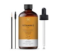 AVD Organics Olio di vitamina E puro al 100%, 35.000 UI, qualità premium, spremuto a freddo e tocoferolo, crema idratante per pelle, viso, corpo, capelli e unghie, 50 ml