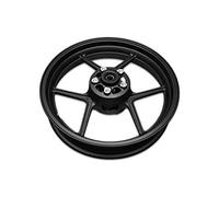 avdb -Moto Cerchio Anteriore in Alluminio Compatibile con ER6 N/ER-6 F 2009-2016 (Nero senza dischi)