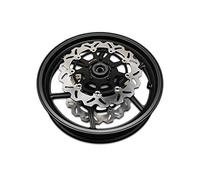 avdb - Moto Cerchio Anteriore in Alluminio Compatibile con Z800 / Z800E 2013-2016 (Nero con coppia di dischi)