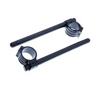 avdb-moto Coppia di semimanubri/bracciali rialzati in 51 mm + tubi Compatibile con TUONO 1000, TUONO V4 1000, TUONO V-4 1100, RSV 1000, RSV 1000R, RSV4 1000 (Nero)