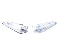 aVDB-moto Coppia Frecce Anteriori Freccia compatibile con BMW R1200RT / SE 2005-2009, R900 RT 2005-2013 (Blanc Chiaro)