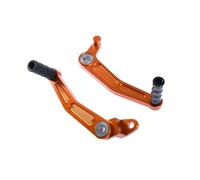 aVDB-moto Pedale/Leva del Cambio compatibile con KTM DUKE 125 200 390 2012-2021 in Alluminio Arancione (Coppia)