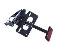 avdb-moto Portatarga AVDB compatibile con HUSQVARNA 701 SUPERMOTO 2016-2024, 701 ENDURO 2016-2024 Con Catadiottro (Fumé Scuro)