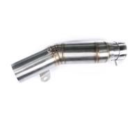 avdb-moto Tubo Raccordo compatibile con 60 mm YAMAHA YZF R6 YZF-R6 RJ27 2017-2023 Mid Pipe