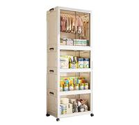Avdnrya Armadio portatile in plastica, organizer portatile per armadio, organizer pieghevole, organizer autoportante, grande capacità per camera da letto (D, 70 cm)