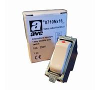 AVE 0710Nx16 Interruttore bipolare 16A 250V Serie Grattacielo