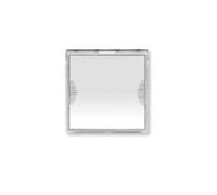 Pulsante campanello portanome Ave Domus Sistema 44 10A 1P illuminabile 441005TP/2