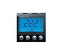 AVE 442085SW TERMOSTATO ELETTRONICO DISPLAY 230V LIFE 2 MODULI NERO
