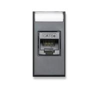 Presa Dati Ave Tekla RJ45 CAT.6 UTP colore nero 1 modulo 445027C6