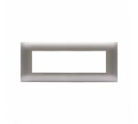 Placca Ave YOUNG44 colore grigio metallizzato 7 posti 44PJ07GM