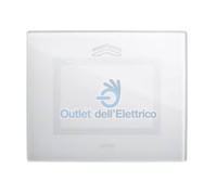PLACCA TOUCH VETRO S44 BIANC.NEUT3M