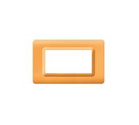 AVE 44PY04AP PLACCA TECN. SISTEMA 44 ARANCIONE OPALINO 4 MODULI