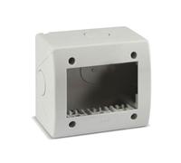 A.v.E. Contenitore Idrobox 3 moduli per tubo RAL7035 IP40 44Q03