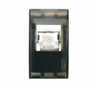 PRESA TELEFONICA RJ11 4PIN O PRESA DI RETE RJ45 CAT5E UTP AVE SISTEMA45 NOIR