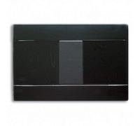 AVE 45P01NL PLACCA RAL45 1 MOD. NERO LUCIDO IN TECNOPOLIMERO