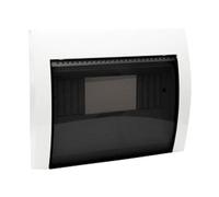 Coperchio Ave 8 moduli con portello fumè colore bianco 53T08BG