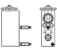 AVE 67 000P MAHLE Valvola ad espansione, Climatizzatore per CITROËN,DS,PEUGEOT