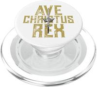Ave Christus Rex Corona una Spada Re Gesù Cristo PopSockets PopGrip per MagSafe