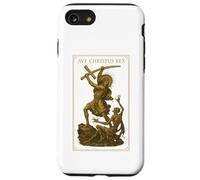 AVE CHRISTUS REX: Gesù che distrugge il diavolo Custodia per iPhone SE (2020) / 7/8